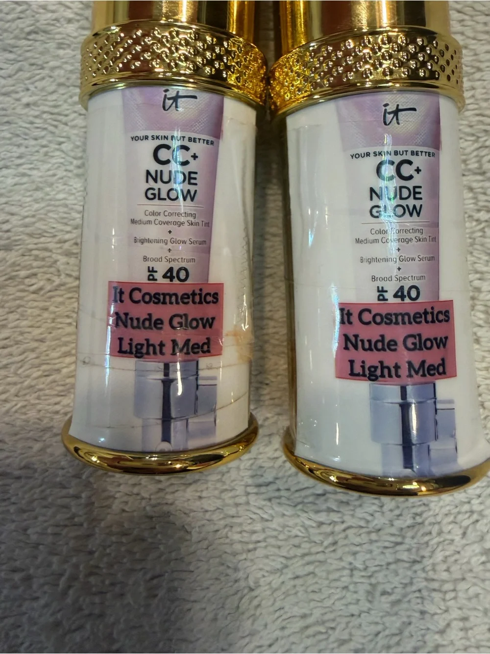 Travel foundation size 2- 10ML- IT Cosmetics CC+ Nude Glow Light Medium Cream